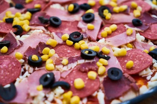 meat lovers pizza bacon sausage pepperoni ham