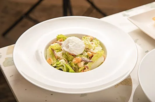 caesar salad crisp romaine croutons parmesan